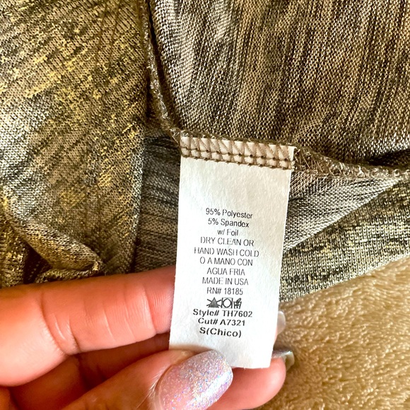 Audrey 3+1 Open Back Tank Top - Size S - Picture 9 of 10